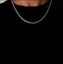 Silver chain is a versatile and timeless accessory