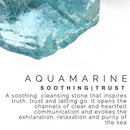 Aquamarine is a rare stone, not available everywhere